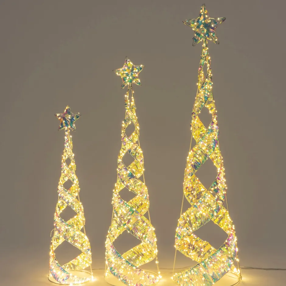 Intratuin Lichterbaum Iris D 20 H 80 cm| Weihnachtsfiguren (Außen)