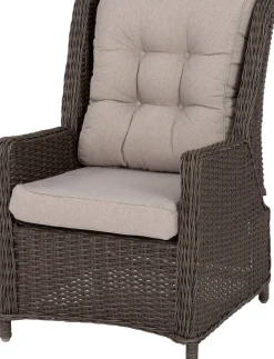 Intratuin Loungesessel verstellbar Sanur dunkelbraun| Loungesessel & -Stühle