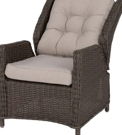 Intratuin Loungesessel verstellbar Sanur dunkelbraun| Loungesessel & -Stühle