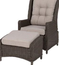 Intratuin Loungesessel verstellbar Sanur dunkelbraun| Loungesessel & -Stühle