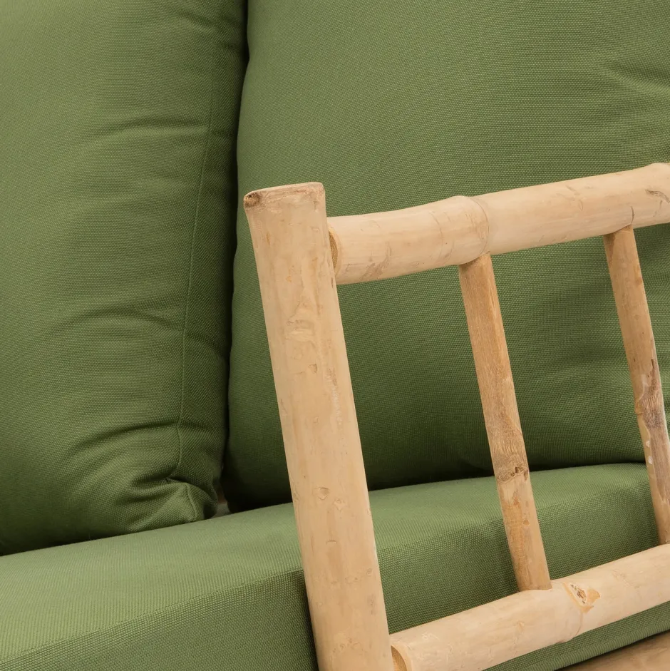 Intratuin Loungesofa Fleur 3-Sitzer Bambus| Loungesofas|Loungesofas