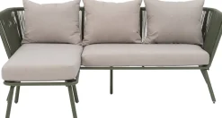 Intratuin Loungesofa Iris 3-Sitzer mit Chaiselongue grün| Loungesofas|Loungesofas