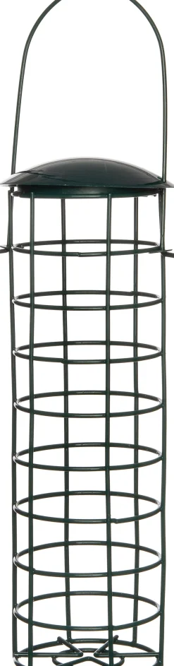 Intratuin Meisenknödelhalter schwarz D 10 H 26 cm| Gartenvögel|Vogelfutterhäuser