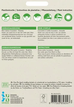 Intratuin Mexikanische Mini-Gurke (Cucamelon) Samen| Obstsamen|Saatgut