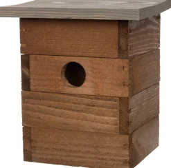 Intratuin Nistkasten für Blaumeise 15 x 15 x 20 cm| Gartenvögel|Vogelhäuser & Nistkästen