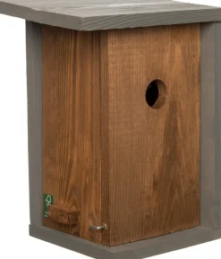 Intratuin Nistkasten für Kohlmeise 18 x 15,8 x 24,8 cm| Gartenvögel|Vogelhäuser & Nistkästen