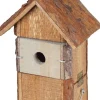Intratuin Nistkasten Holz braun/grau 15 x 20 x 29 cm| Gartenvögel|Vogelhäuser & Nistkästen