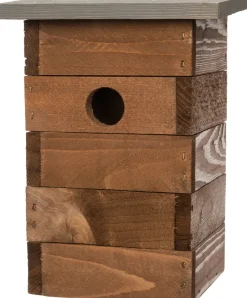 Intratuin Nistkasten Kohlmeise 17 x 15 x 24,8 cm| Gartenvögel|Vogelhäuser & Nistkästen