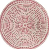Intratuin Outdoor-Teppich Decor rund rosa D 180 cm| Outdoor-Teppiche