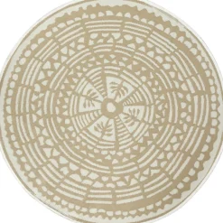 Intratuin Outdoor-Teppich Decor rund beige D 180 cm| Outdoor-Teppiche