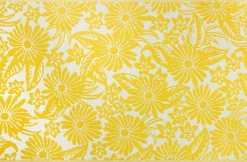 Intratuin Outdoor-Teppich Bloom gelb 180 x 120 cm| Outdoor-Teppiche