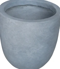 Intratuin Pflanzkübel Eiform D 35 H 34 cm grau| Blumentöpfe|Blumentöpfe & Pflanzgefäße