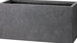 Intratuin Pflanzkübel Kasten 79 x 37 x 37 cm anthrazit| Pflanzkübel|Blumentöpfe & Pflanzgefäße