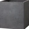 Intratuin Pflanzkübel Kubus 55 x 55 x 47 cm anthrazit| Blumentöpfe|Blumentöpfe & Pflanzgefäße