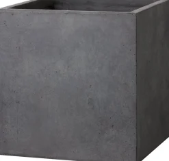 Intratuin Pflanzkübel Kubus 64 x 64 x 55 cm anthrazit| Blumentöpfe|Blumentöpfe & Pflanzgefäße