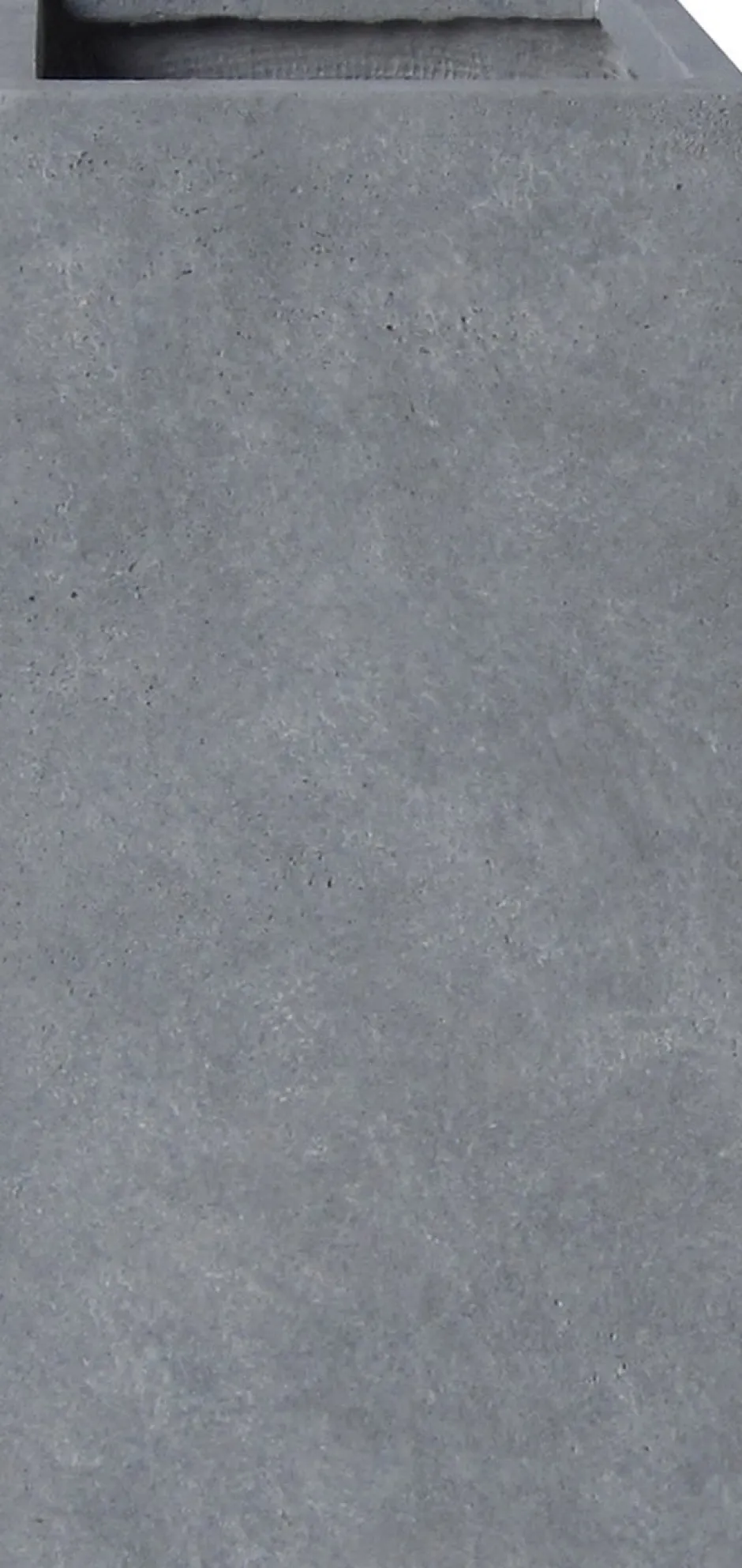 Intratuin Pflanzkübel Kubus hoch 34 x 34 x 70 cm grau| Blumentöpfe|Blumentöpfe & Pflanzgefäße