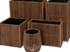 Intratuin Pflanzkübel Latten natur 73 x 27 x 50 cm| Pflanzkübel|Blumentöpfe & Pflanzgefäße