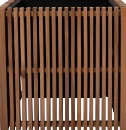 Intratuin Pflanzkübel Latten natur 51 x 51 x 50 cm| Pflanzkübel|Blumentöpfe & Pflanzgefäße