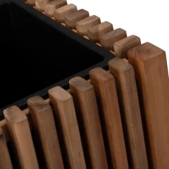 Intratuin Pflanzkübel Latten natur 90 x 33 x 90 cm| Pflanzkübel|Blumentöpfe & Pflanzgefäße