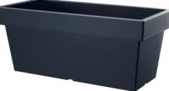 Intratuin Pflanzkübel Lofly Case 99,2 x 39 x 41 cm anthrazit| Pflanzkübel|Blumentöpfe & Pflanzgefäße