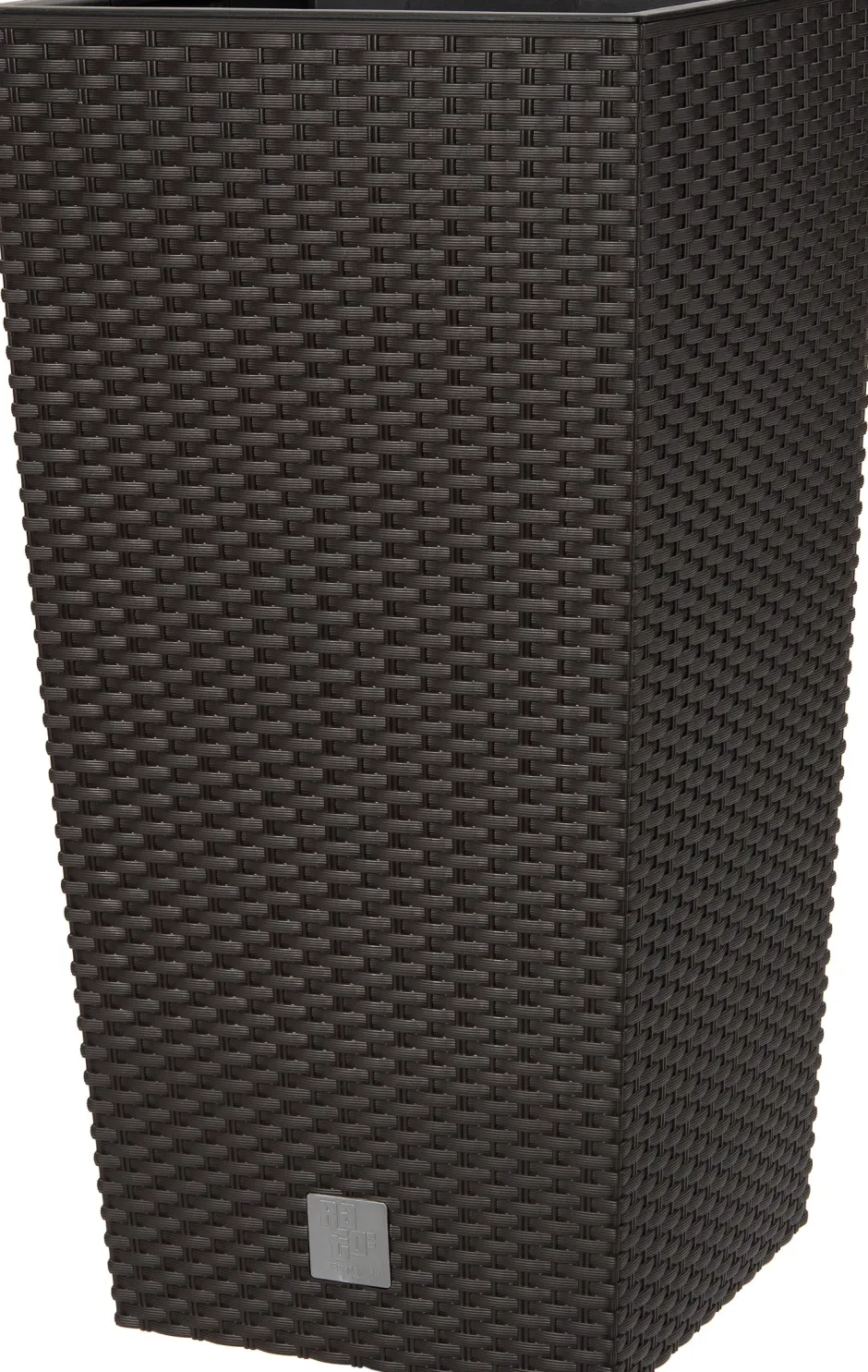 Intratuin Pflanzkübel Lucie 32,5 x 32,5 x 61 cm anthrazit| Blumentöpfe|Blumentöpfe & Pflanzgefäße