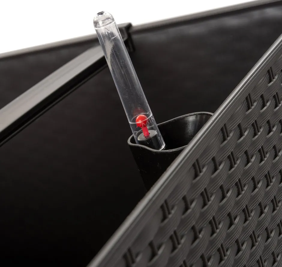 Intratuin Pflanzkübel Lucie 80 x 33 x 32 cm anthrazit| Pflanzkübel|Blumentöpfe & Pflanzgefäße