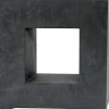 Intratuin Pflanzkübel mit Fenster 68 x 27 x 68 cm anthrazit| Pflanzkübel|Blumentöpfe & Pflanzgefäße