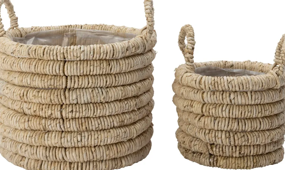 Intratuin Pflanzkorb Addy natur D 25 H 27 cm| Pflanzkörbe|Pflanzkörbe