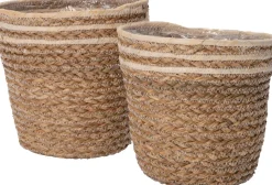 Intratuin Pflanzkorb Auke natur D 20 H 22 cm| Pflanzkörbe|Pflanzkörbe