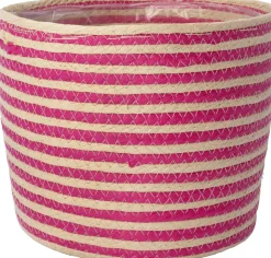 Intratuin Pflanzkorb Elias natur/rosa D 25 H 20 cm| Pflanzkörbe|Pflanzkörbe