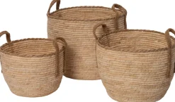 Intratuin Pflanzkorb Nine natur D 27 H 20 cm| Pflanzkörbe|Pflanzkörbe