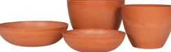 Intratuin Pflanzschale Gijsbert orange D 37 H 10,5 cm| Blumentöpfe & Pflanzgefäße
