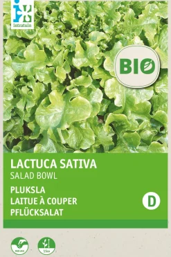 Intratuin Pflücksalat (Lactuca sativa 'Salad Bowl') (BIO) Samen| Gemüsesamen|Saatgut