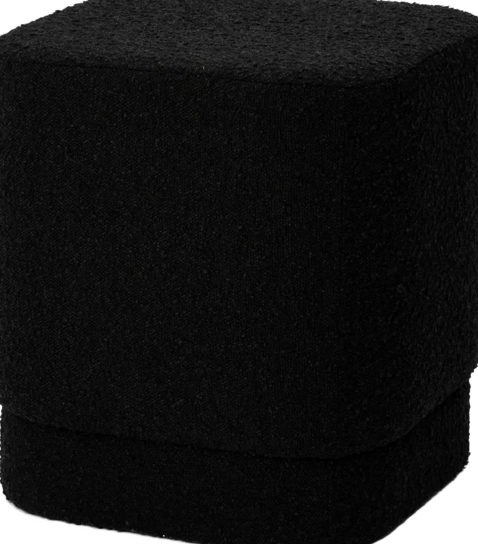 Intratuin Pouf Bobo schwarz 42 x 42 x 45 cm| Poufs
