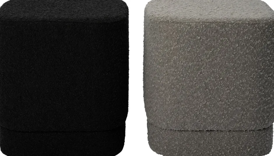 Intratuin Pouf Bobo schwarz 42 x 42 x 45 cm| Poufs