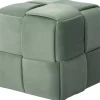 Intratuin Pouf Boye grün 43 x 43 x 42 cm| Poufs