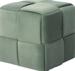 Intratuin Pouf Boye grün 43 x 43 x 42 cm| Poufs