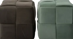 Intratuin Pouf Boye grün 43 x 43 x 42 cm| Poufs