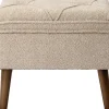 Intratuin Pouf Ned crème 105 x 40 x 46 cm| Poufs
