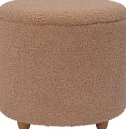 Intratuin Pouf Onne met Stauraum hellrosa D 50 H 45 cm| Poufs