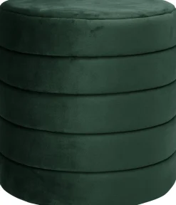 Intratuin Pouf Ryota grün D 42 H 45 cm| Poufs