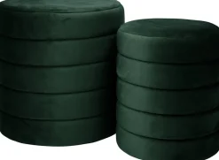 Intratuin Pouf Ryota grün D 36 H 40 cm| Poufs