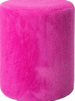 Intratuin Pouf Sage rot D 35 H 42 cm| Poufs