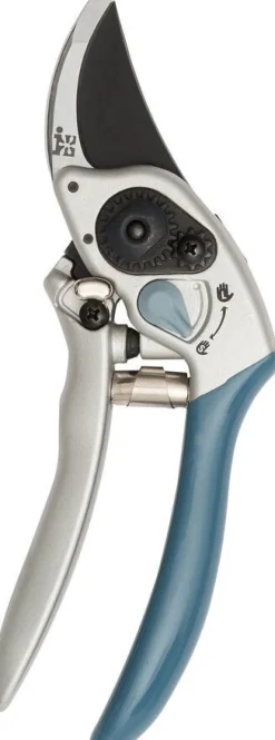 Intratuin Premium Gartenschere verstellbar silber/blau| Gartenscheren|Schneiden & Stutzen