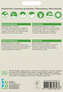 Intratuin Radicchio (Cichorium intybus 'Pallo Rossa di Chioggia') Samen| Gemüsesamen|Saatgut