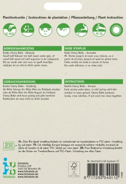 Intratuin Radieschen (Raphanus sativus 'Cherry Belle') Samen| Gemüsesamen|Saatgut