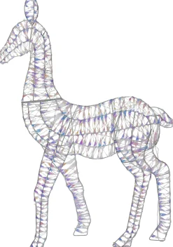 Intratuin Rentier Iris mit Beleuchtung 72 x 10 x 100 cm| Weihnachtsfiguren (Außen)