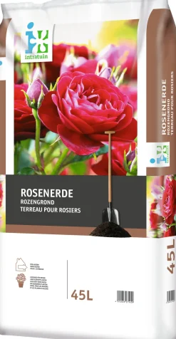 Intratuin Rosenerde 45 l| Pflanzerde & Substrat|Gartenerde