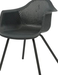 Intratuin Schalenstuhl Mart anthrazit| Gartenstühle