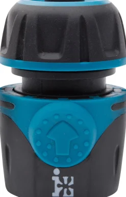 Intratuin Schlauchverbinder 1/2" schwarz/blau| Gießen & Bewässerung|Gartenschlauch Zubehör